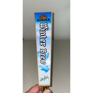 Pete's Brewing Company Beer Tap Handle Winter Brew Retired